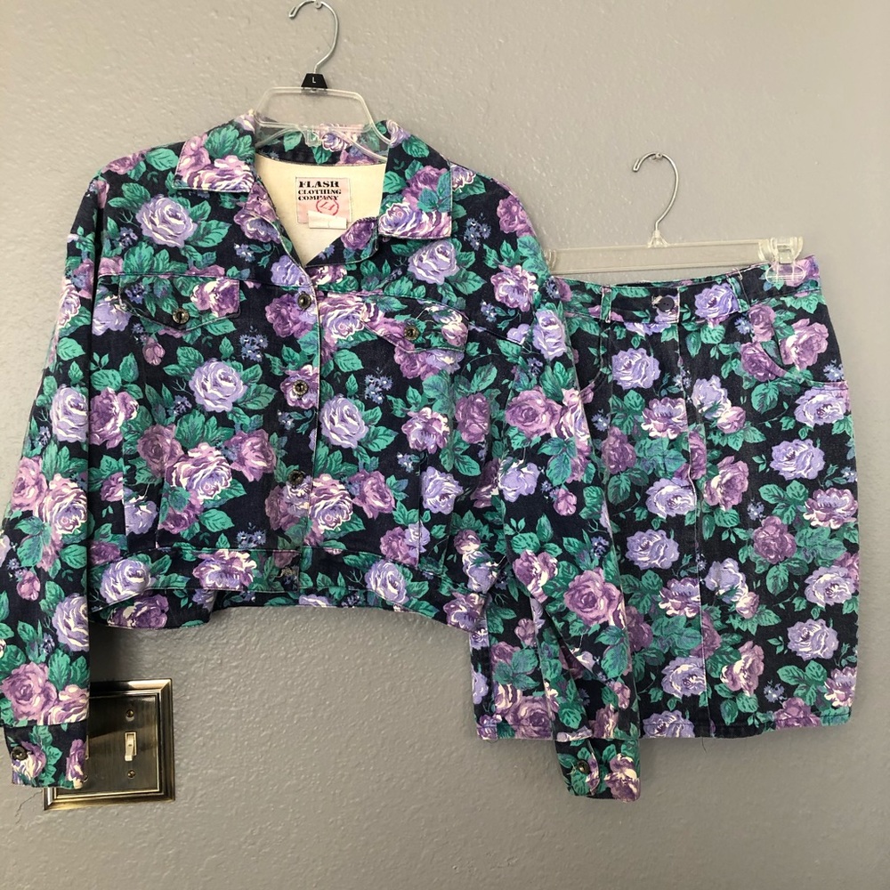 Vintage 1980’s Jean Jacket/Skirt